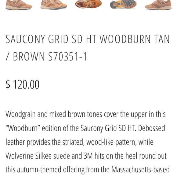 Saucony Grid SD HT (Limited Edition) Men Sz 7 Women Sz 8.5 - Picture 6 of 7